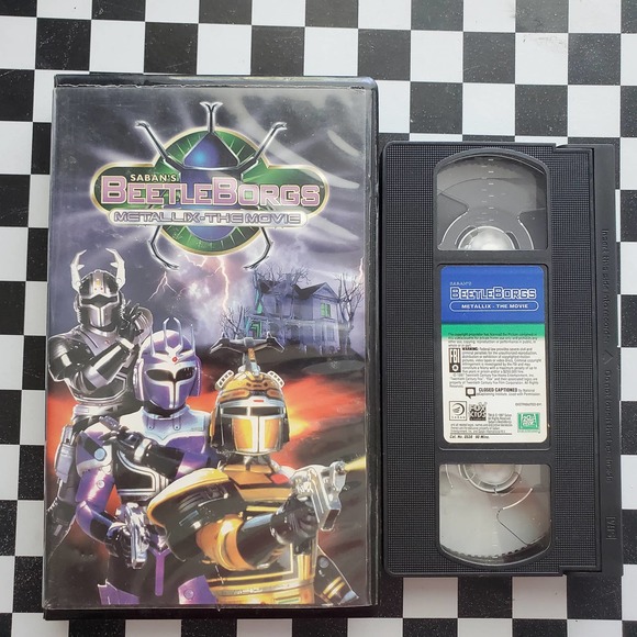 Sabans BeetleBorgs Metallix The Movie VHS Clamshell 1997 - Picture 2 of 6